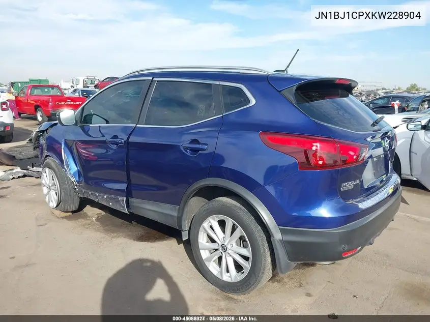 JN1BJ1CPXKW228904 2019 Nissan Rogue Sport Sv