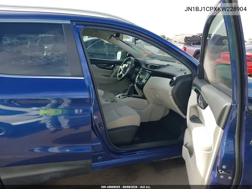 JN1BJ1CPXKW228904 2019 Nissan Rogue Sport Sv