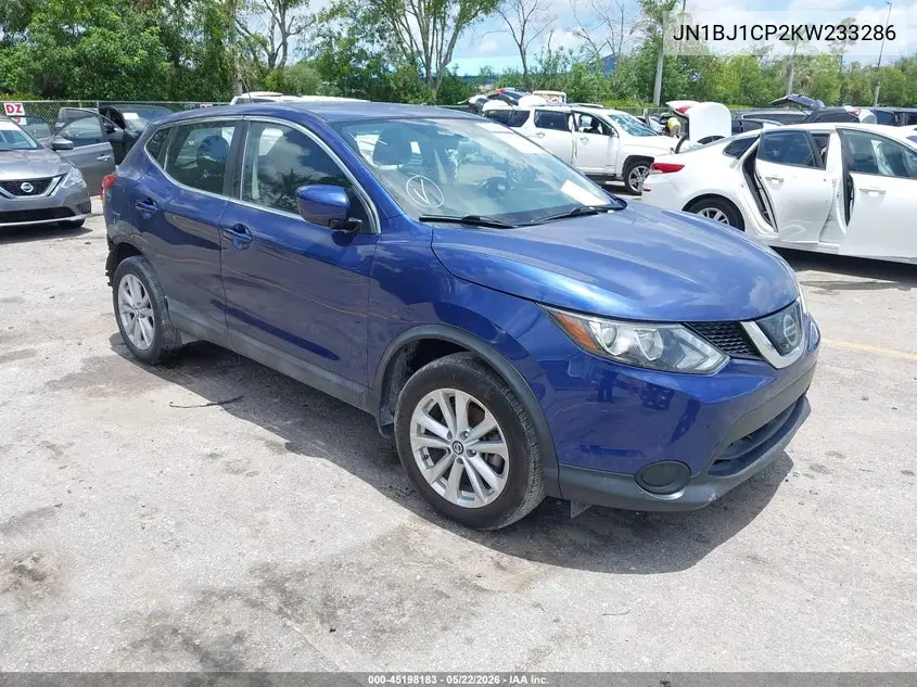 JN1BJ1CP2KW233286 2019 Nissan Rogue Sport S