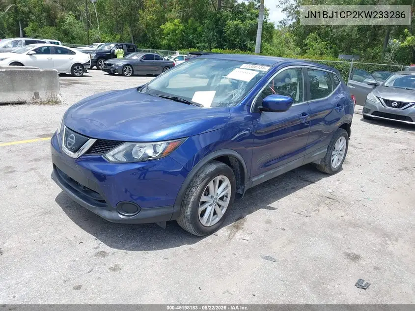 JN1BJ1CP2KW233286 2019 Nissan Rogue Sport S