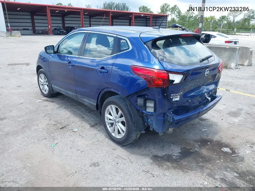 JN1BJ1CP2KW233286 2019 Nissan Rogue Sport S