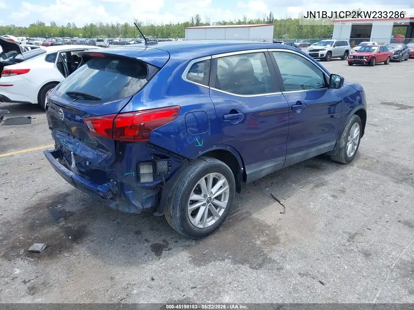 JN1BJ1CP2KW233286 2019 Nissan Rogue Sport S