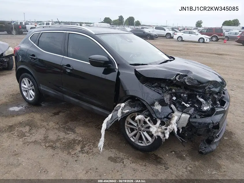 2019 Nissan Rogue Sport Sv VIN: JN1BJ1CR2KW345085 Lot: 45426842