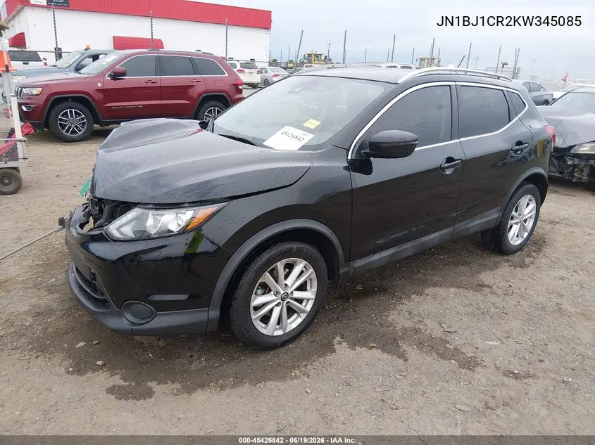 2019 Nissan Rogue Sport Sv VIN: JN1BJ1CR2KW345085 Lot: 45426842