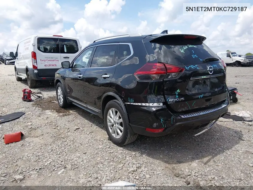 2019 Nissan Rogue Hybrid Sl VIN: 5N1ET2MT0KC729187 Lot: 45591444