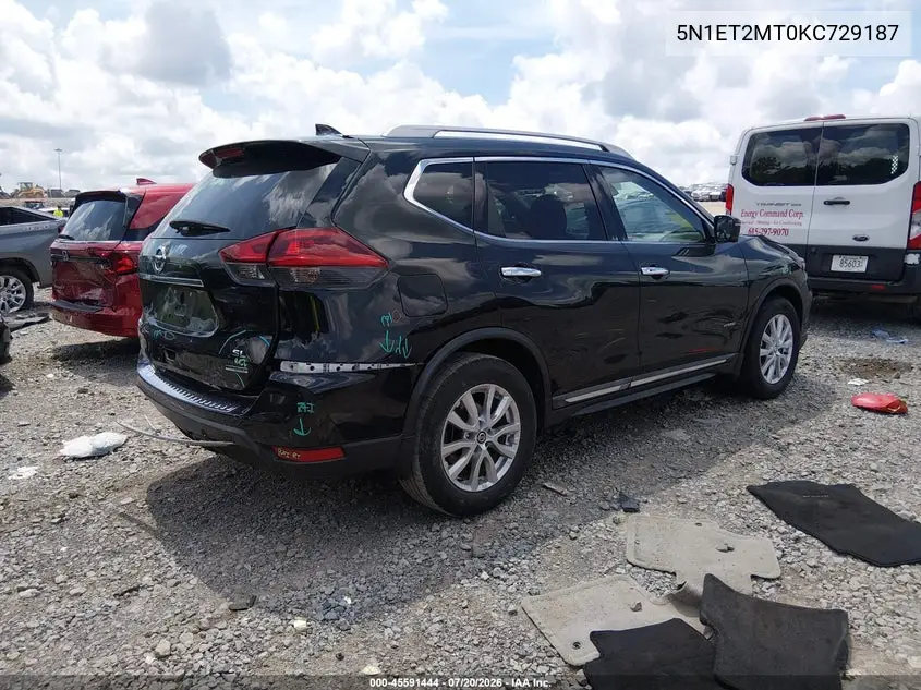 2019 Nissan Rogue Hybrid Sl VIN: 5N1ET2MT0KC729187 Lot: 45591444