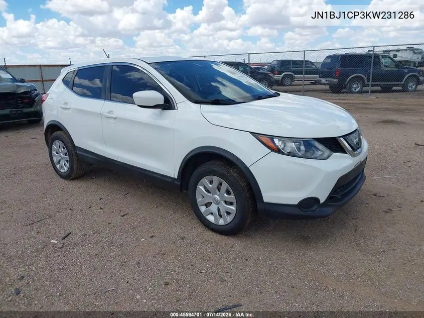 2019 Nissan Rogue Sport S VIN: JN1BJ1CP3KW231286 Lot: 45594701