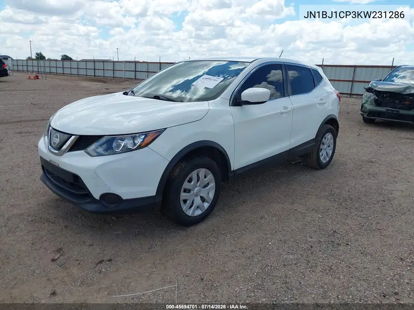 2019 Nissan Rogue Sport S VIN: JN1BJ1CP3KW231286 Lot: 45594701