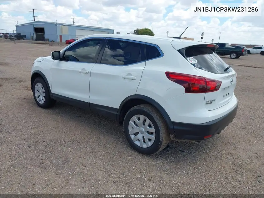 2019 Nissan Rogue Sport S VIN: JN1BJ1CP3KW231286 Lot: 45594701