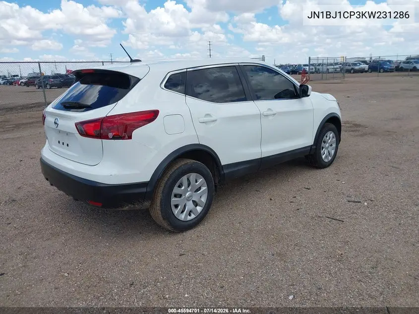 2019 Nissan Rogue Sport S VIN: JN1BJ1CP3KW231286 Lot: 45594701