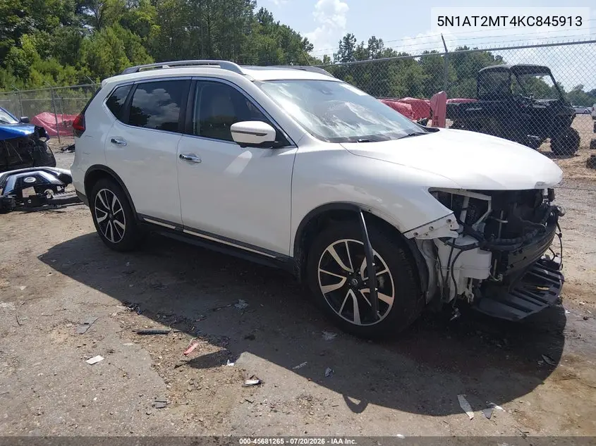 2019 Nissan Rogue Sl VIN: 5N1AT2MT4KC845913 Lot: 45681265