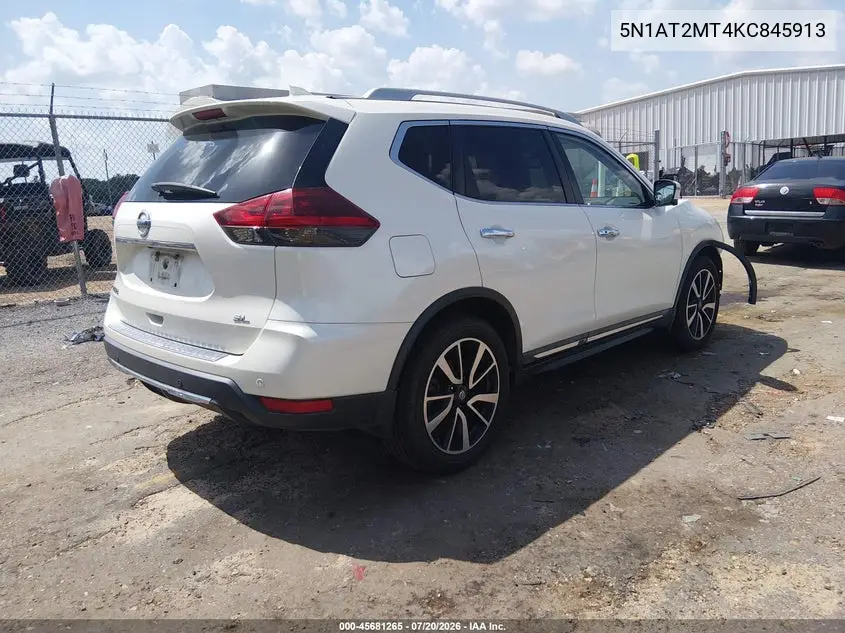2019 Nissan Rogue Sl VIN: 5N1AT2MT4KC845913 Lot: 45681265