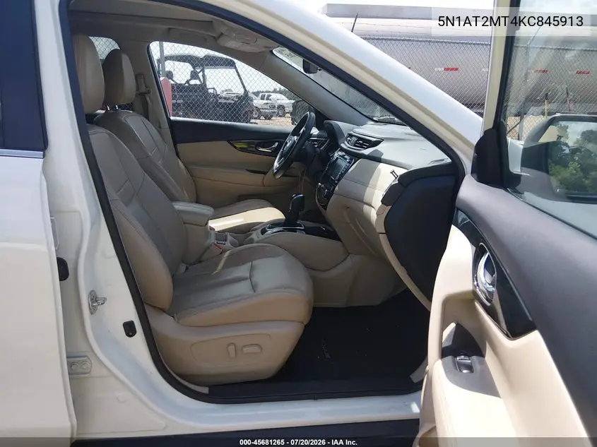 2019 Nissan Rogue Sl VIN: 5N1AT2MT4KC845913 Lot: 45681265