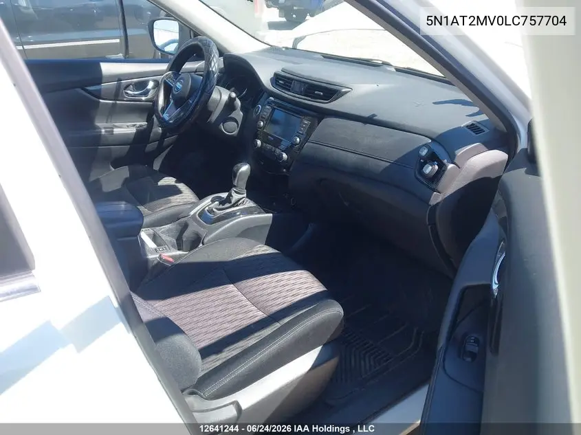 2020 Nissan Rogue S/Sl/Sv VIN: 5N1AT2MV0LC757704 Lot: 12641244