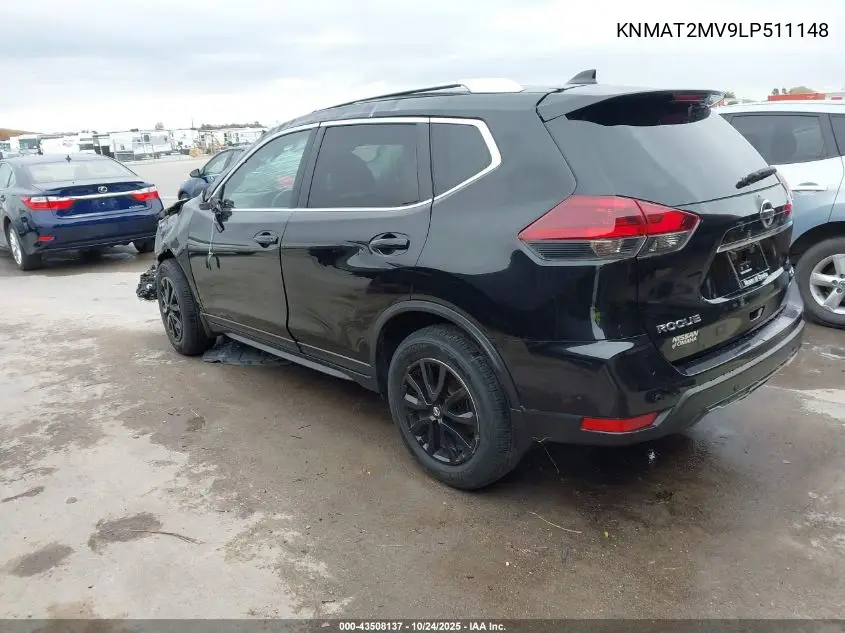 KNMAT2MV9LP511148 2020 Nissan Rogue Sv Intelligent Awd