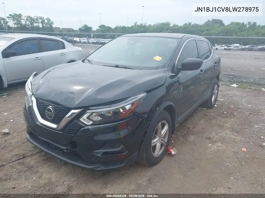 2020 Nissan Rogue Sport S Fwd Xtronic Cvt VIN: JN1BJ1CV8LW278975 Lot: 45208329