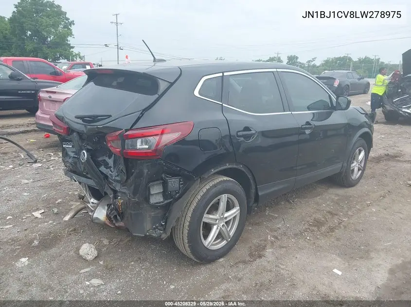 2020 Nissan Rogue Sport S Fwd Xtronic Cvt VIN: JN1BJ1CV8LW278975 Lot: 45208329