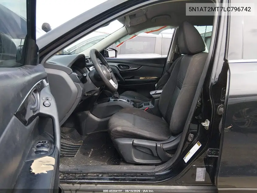 2020 Nissan Rogue S Fwd VIN: 5N1AT2MT7LC796742 Lot: 45384191
