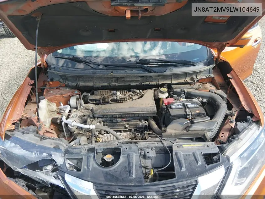 2020 Nissan Rogue Sv Intelligent Awd VIN: JN8AT2MV9LW104649 Lot: 45532668