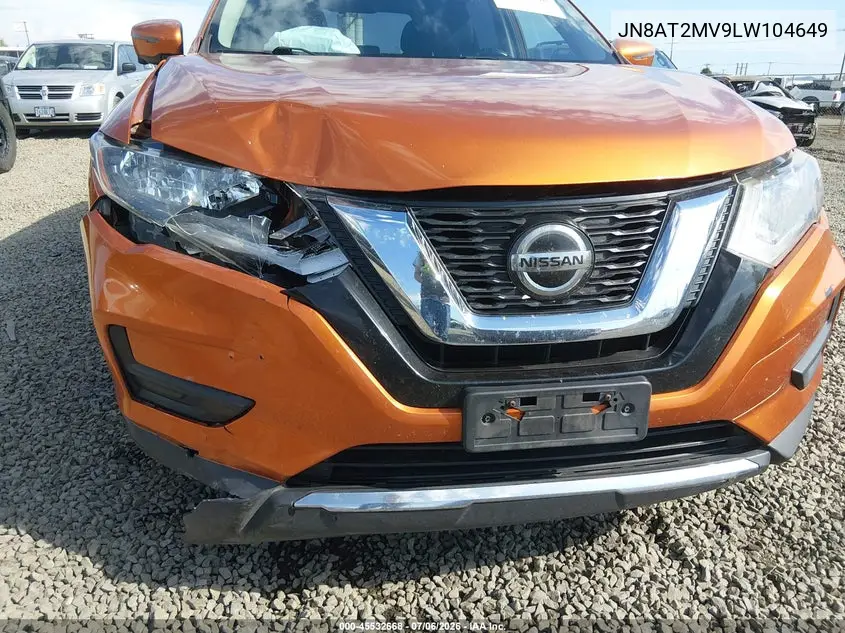 2020 Nissan Rogue Sv Intelligent Awd VIN: JN8AT2MV9LW104649 Lot: 45532668