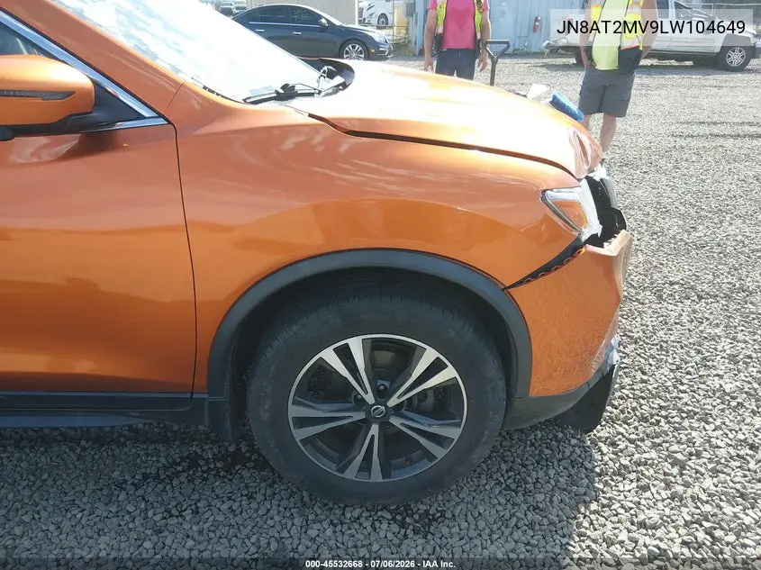 2020 Nissan Rogue Sv Intelligent Awd VIN: JN8AT2MV9LW104649 Lot: 45532668