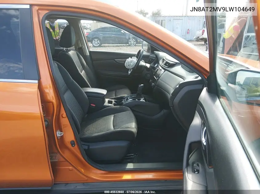 2020 Nissan Rogue Sv Intelligent Awd VIN: JN8AT2MV9LW104649 Lot: 45532668