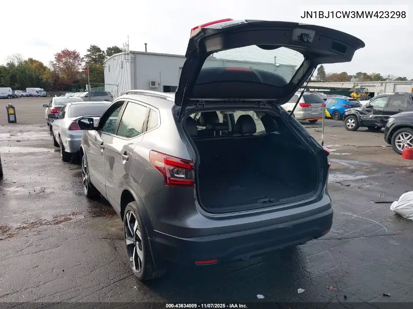 JN1BJ1CW3MW423298 2021 Nissan Rogue Sport Sl Awd Xtronic Cvt