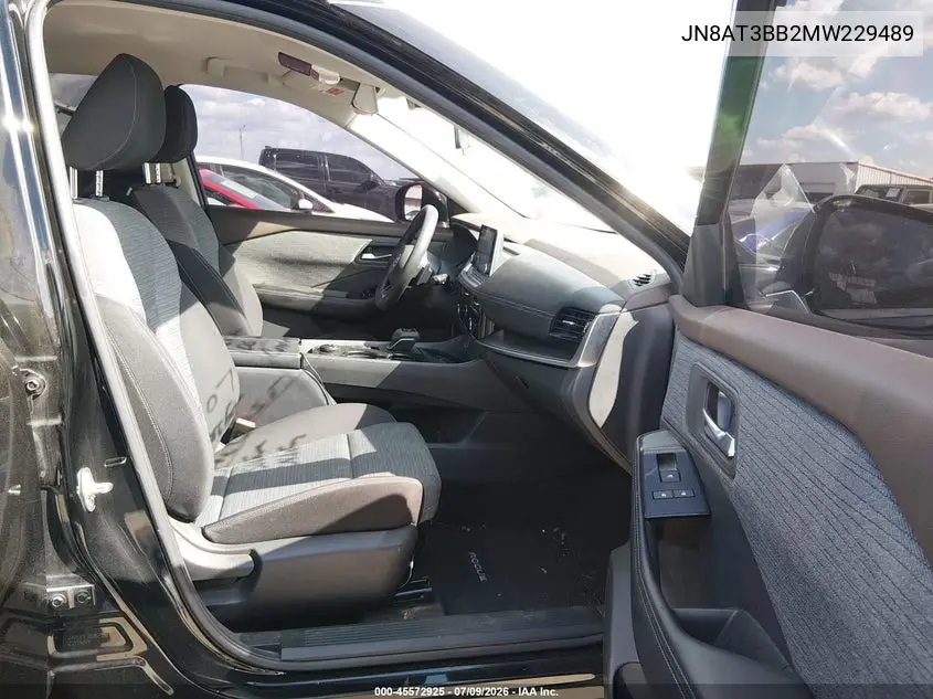 2021 Nissan Rogue Sv Intelligent Awd VIN: JN8AT3BB2MW229489 Lot: 45572925