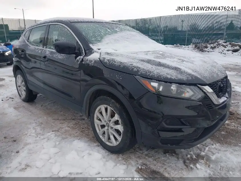 JN1BJ1AW2NW476241 2022 Nissan Rogue Sport S