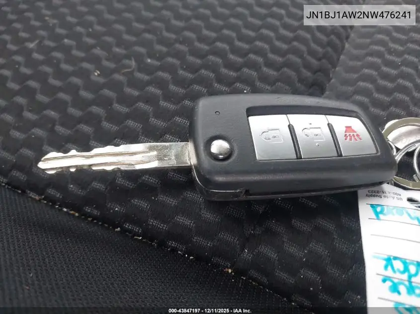 JN1BJ1AW2NW476241 2022 Nissan Rogue Sport S