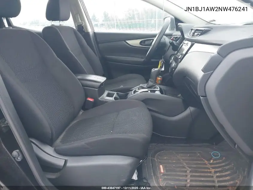 JN1BJ1AW2NW476241 2022 Nissan Rogue Sport S