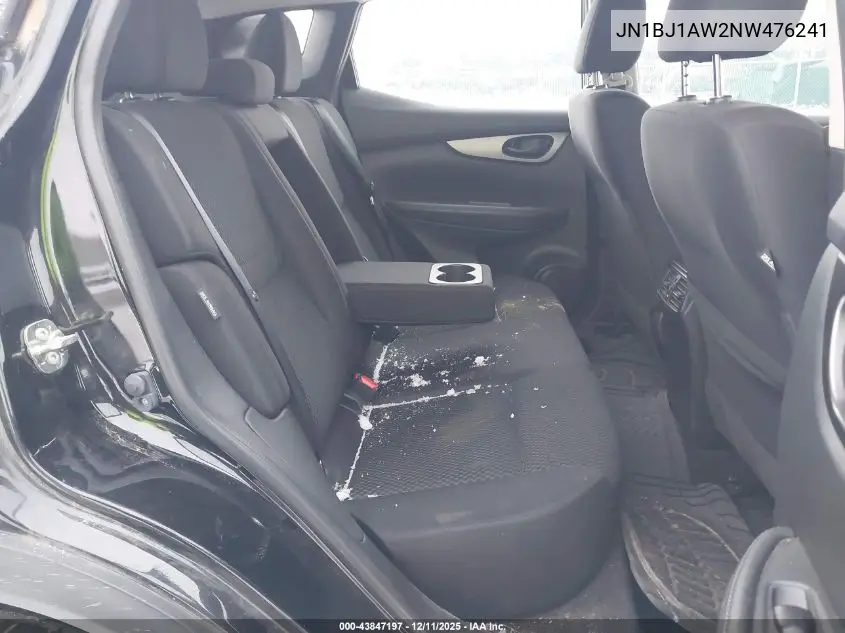 JN1BJ1AW2NW476241 2022 Nissan Rogue Sport S
