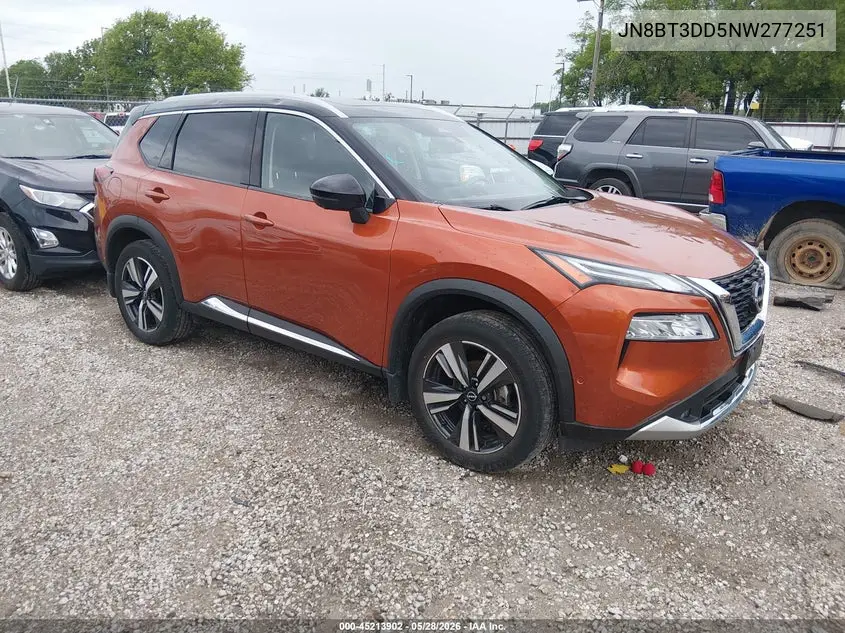 2022 Nissan Rogue Platinum Intelligent Awd VIN: JN8BT3DD5NW277251 Lot: 45213902