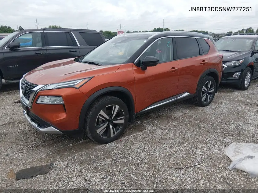 2022 Nissan Rogue Platinum Intelligent Awd VIN: JN8BT3DD5NW277251 Lot: 45213902