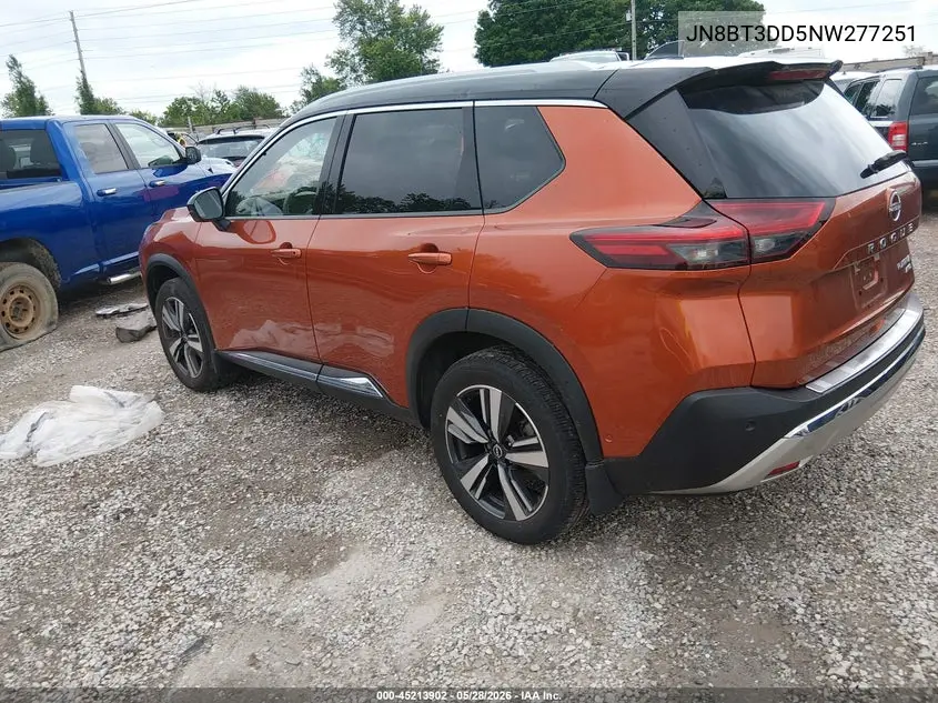 2022 Nissan Rogue Platinum Intelligent Awd VIN: JN8BT3DD5NW277251 Lot: 45213902