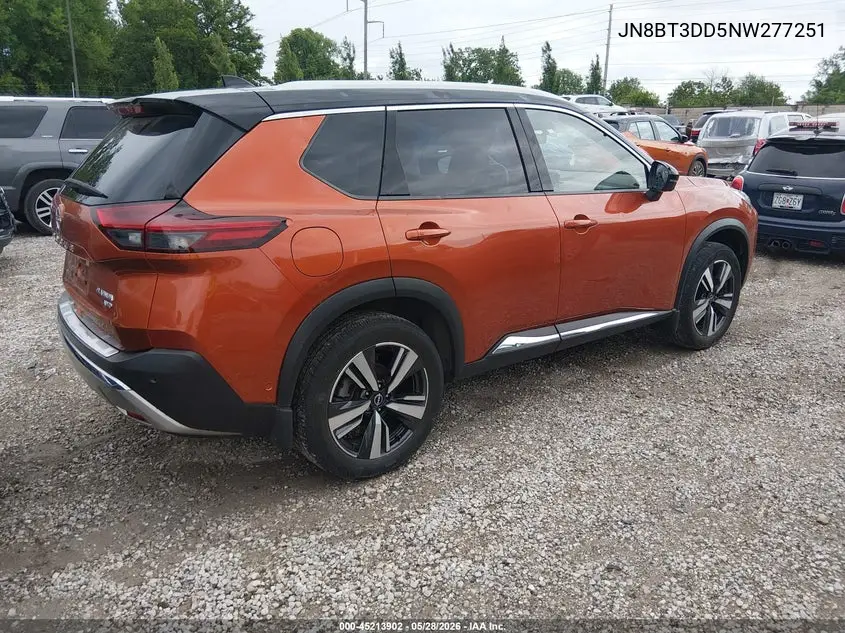 2022 Nissan Rogue Platinum Intelligent Awd VIN: JN8BT3DD5NW277251 Lot: 45213902