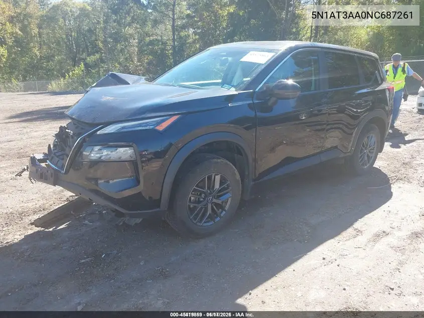 5N1AT3AA0NC687261 2022 Nissan Rogue S