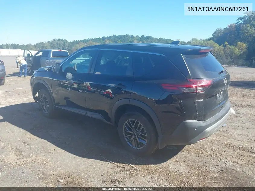 5N1AT3AA0NC687261 2022 Nissan Rogue S