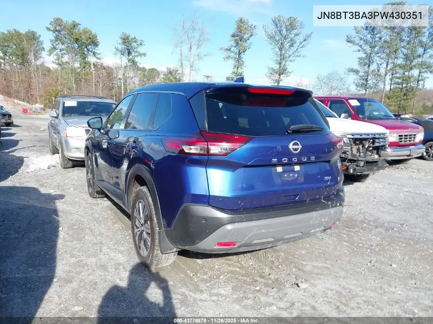 JN8BT3BA3PW430351 2023 Nissan Rogue Sv Fwd