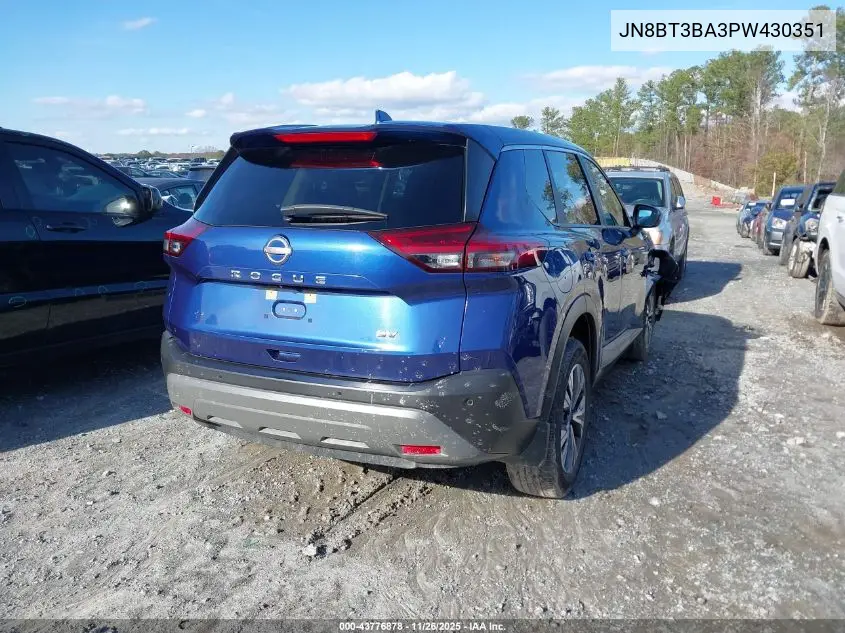 JN8BT3BA3PW430351 2023 Nissan Rogue Sv Fwd