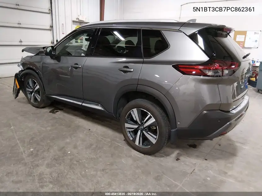 2023 Nissan Rogue Sl Intelligent Awd VIN: 5N1BT3CB7PC862361 Lot: 45413835