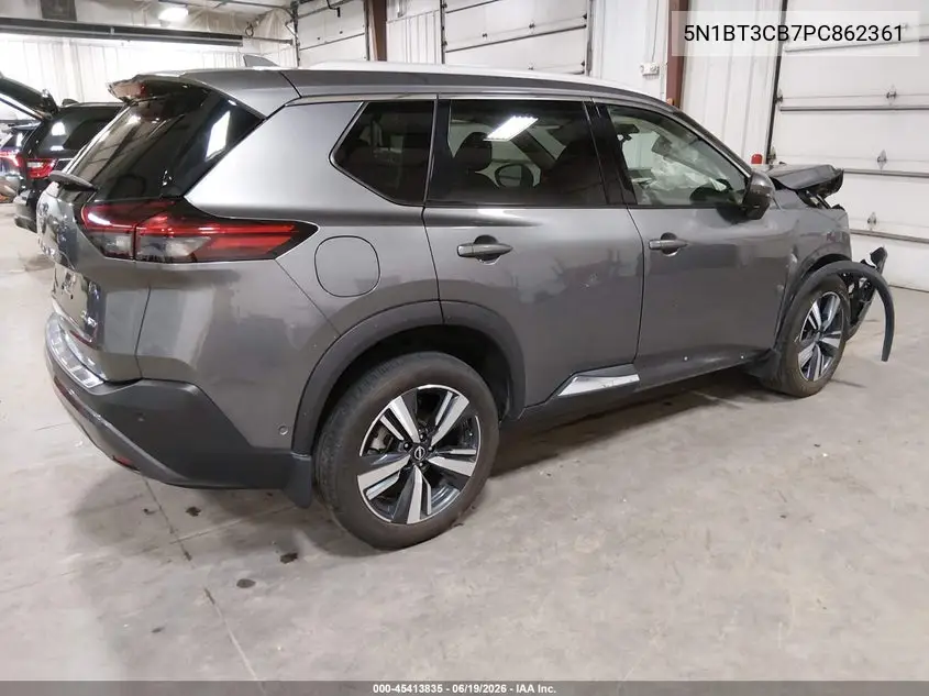2023 Nissan Rogue Sl Intelligent Awd VIN: 5N1BT3CB7PC862361 Lot: 45413835