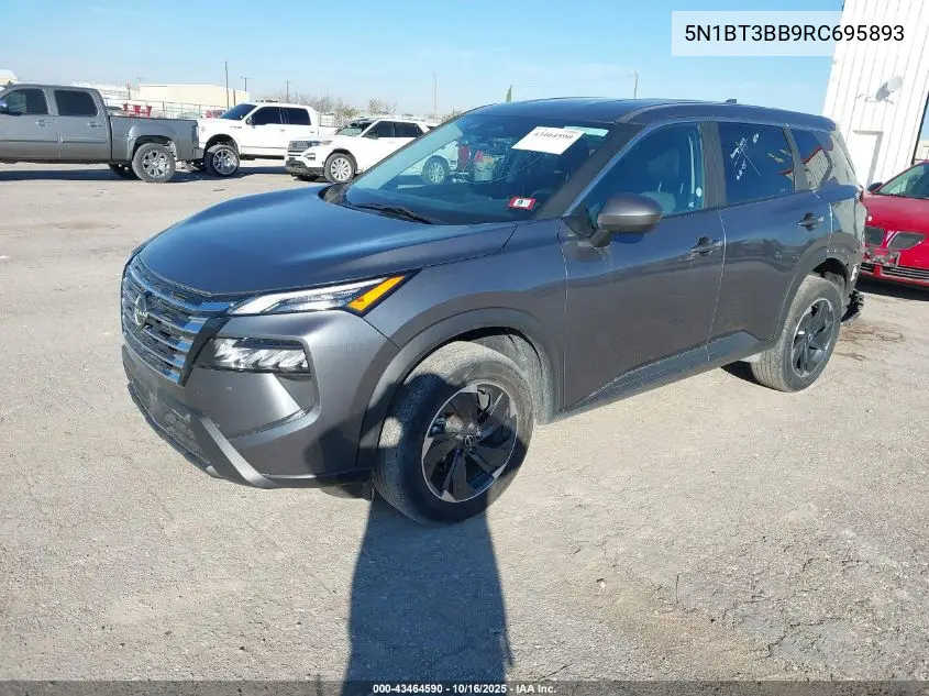 5N1BT3BB9RC695893 2024 Nissan Rogue Sv Intelligent Awd