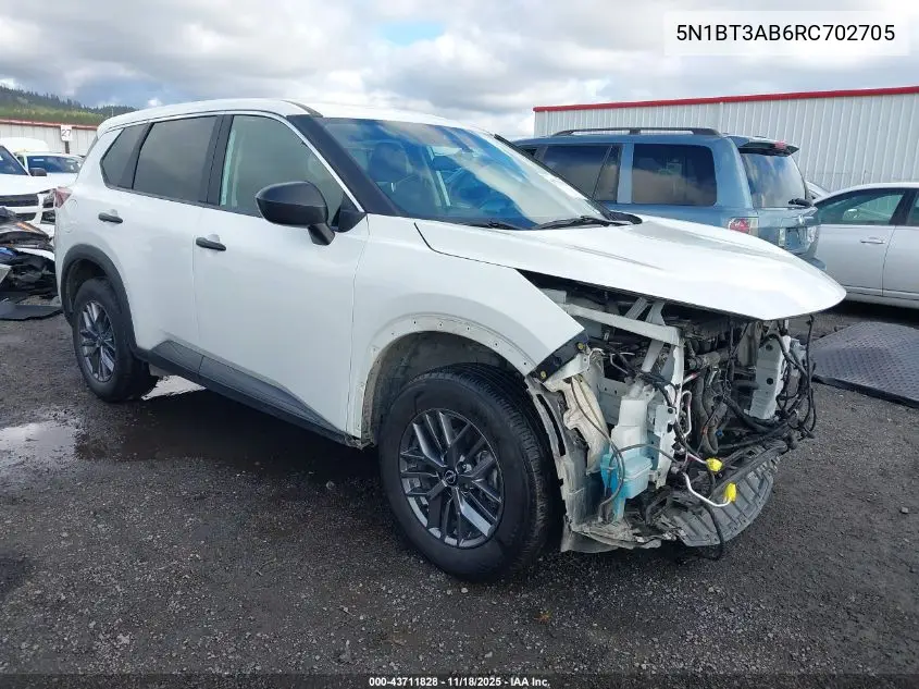 5N1BT3AB6RC702705 2024 Nissan Rogue S Intelligent Awd