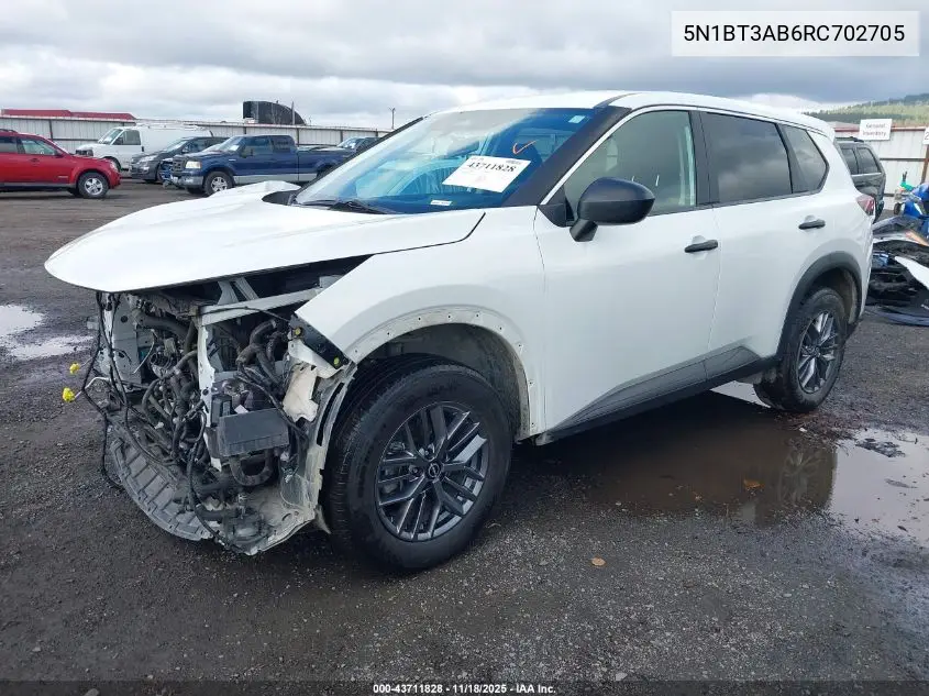 5N1BT3AB6RC702705 2024 Nissan Rogue S Intelligent Awd