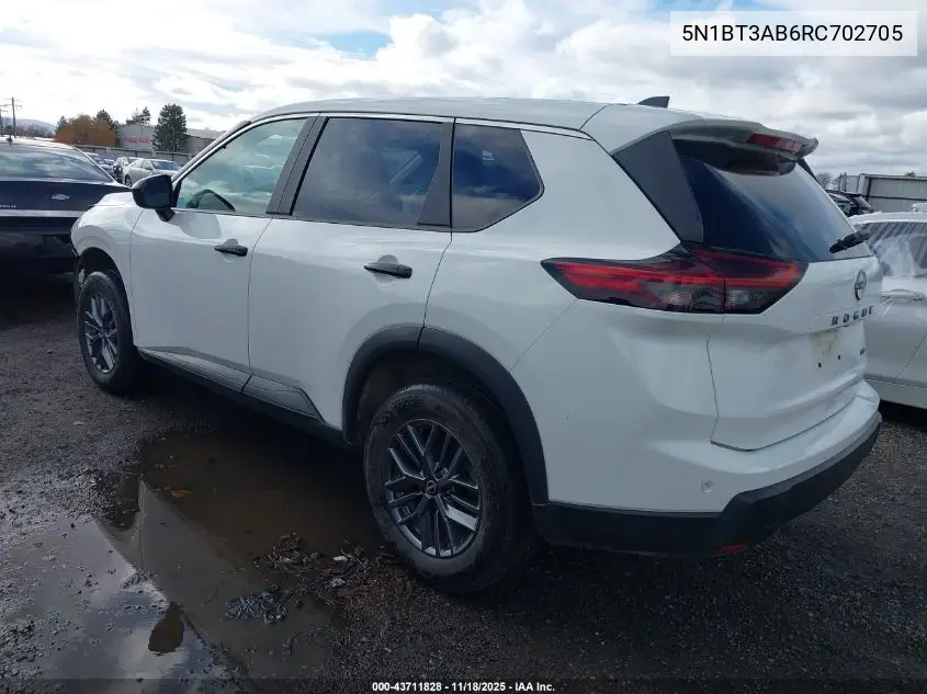 5N1BT3AB6RC702705 2024 Nissan Rogue S Intelligent Awd