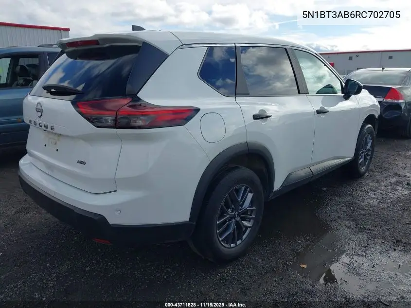 5N1BT3AB6RC702705 2024 Nissan Rogue S Intelligent Awd