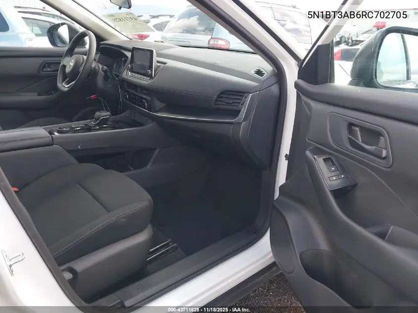 5N1BT3AB6RC702705 2024 Nissan Rogue S Intelligent Awd