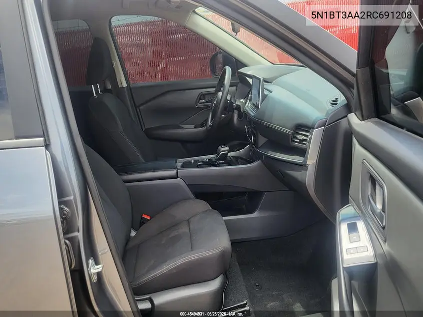5N1BT3AA2RC691208 2024 Nissan Rogue S Fwd