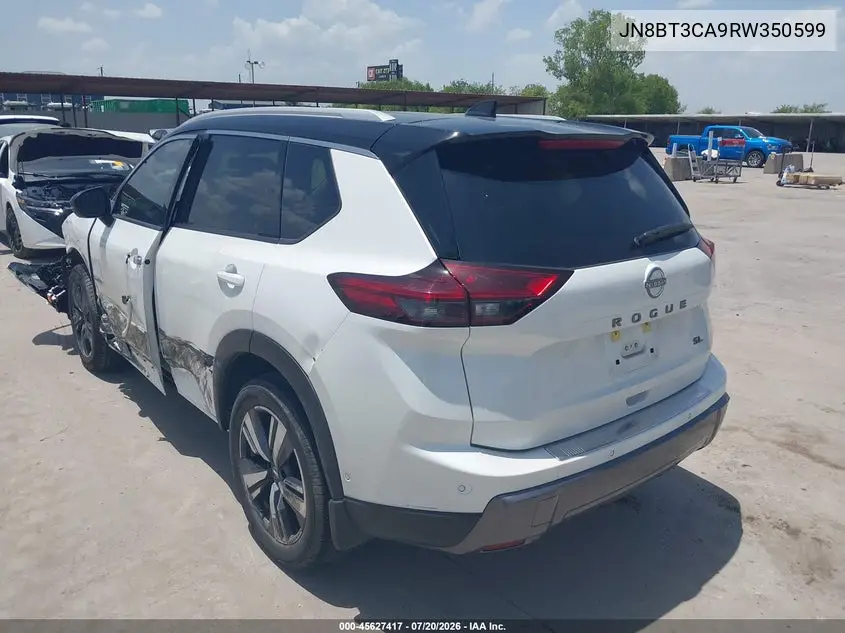 2024 Nissan Rogue Sl Fwd VIN: JN8BT3CA9RW350599 Lot: 45627417